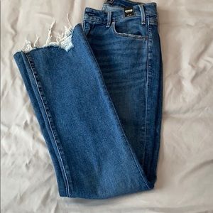 Abercrombie high rise ankle flair NWT